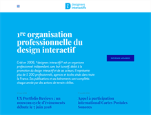 Tablet Screenshot of designersinteractifs.org